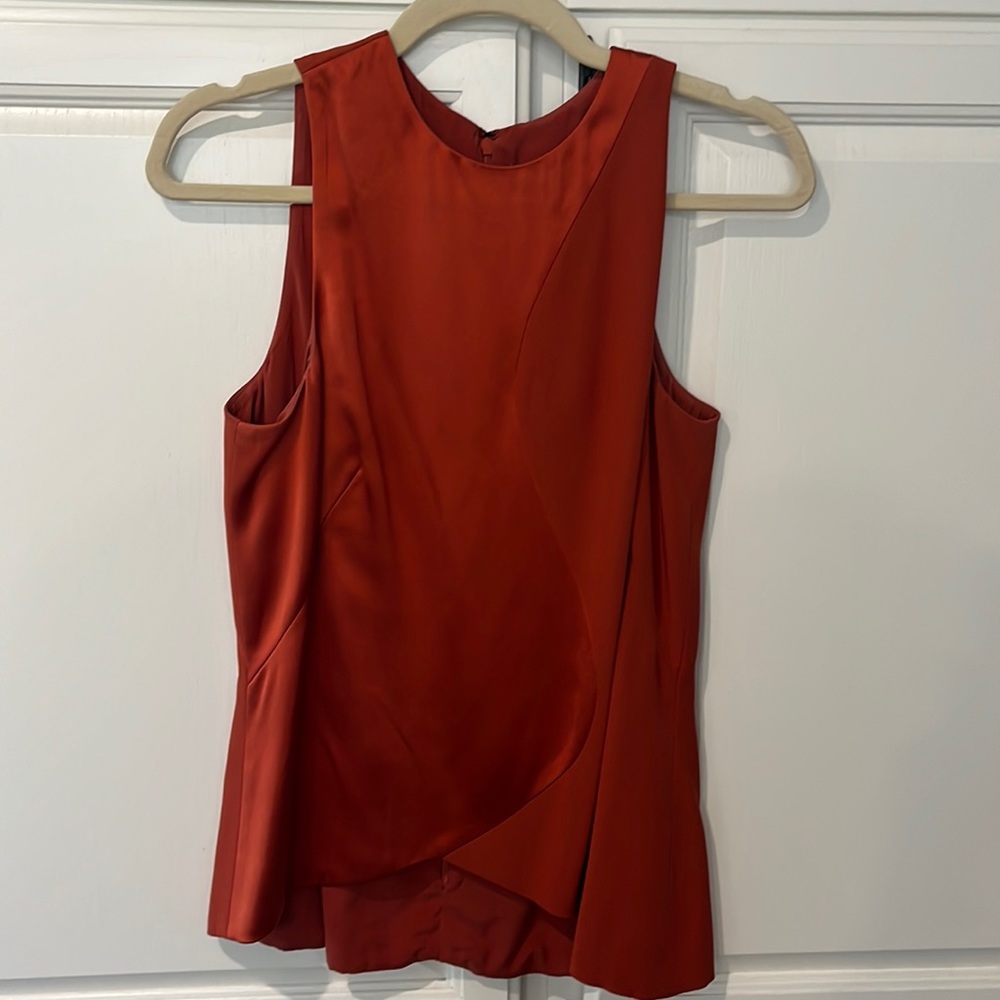 Brandon Maxwell silk skirt set